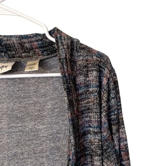 Daytrip unicorncore purple blue and gray cardigan pockets comfortable casual - Picture 2 of 7